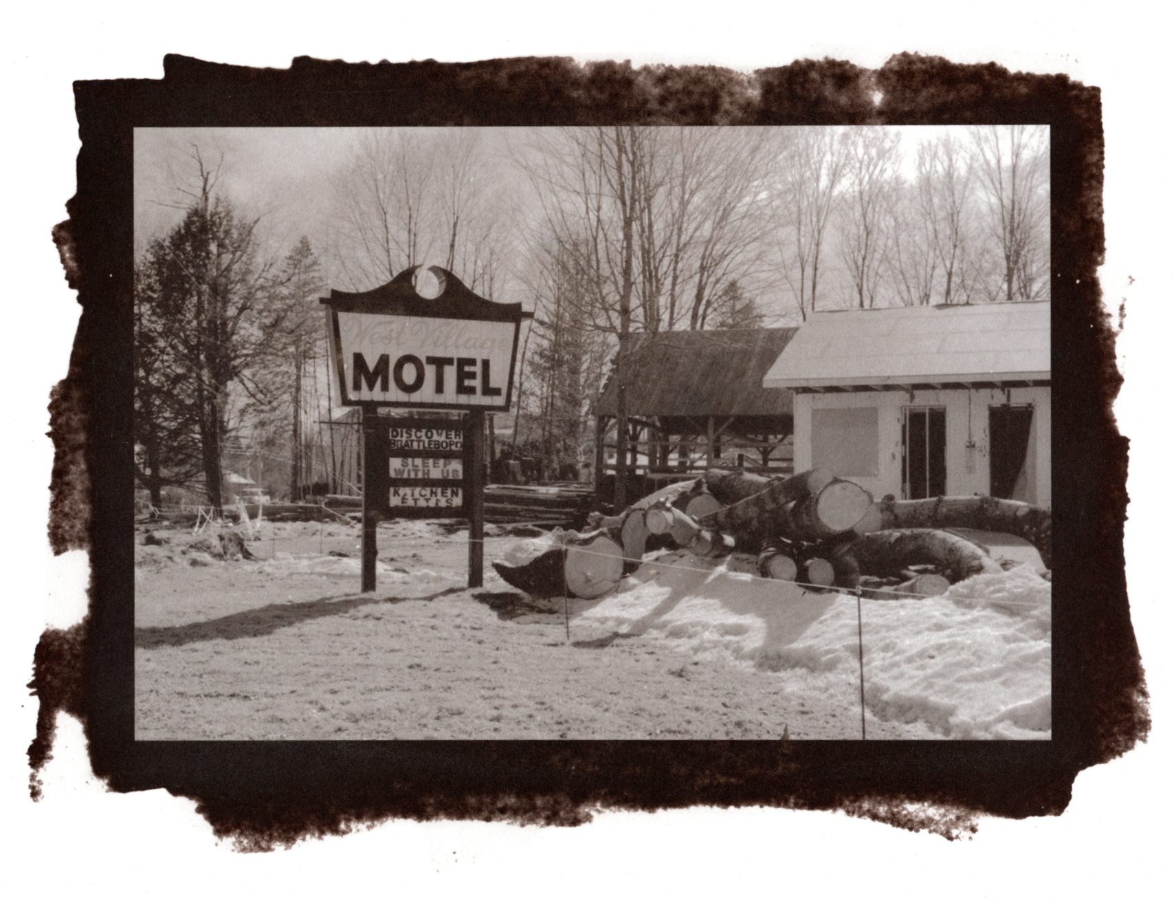 Motel | 8x10”,  gold toned Salt Print, 2026
